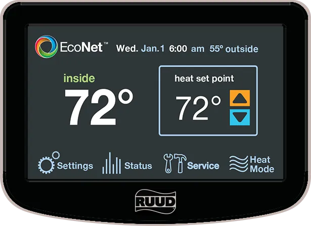 Smart Thermostat interface